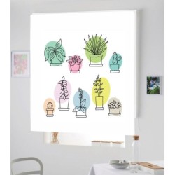 Estores Cocina Estampado Cactus 105