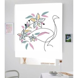 Estores Decorativos Estampado Floral 113