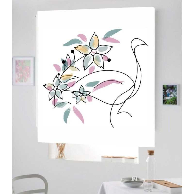Estores Decorativos Estampado Floral 113 Estores Decorativos Estampado Floral 113