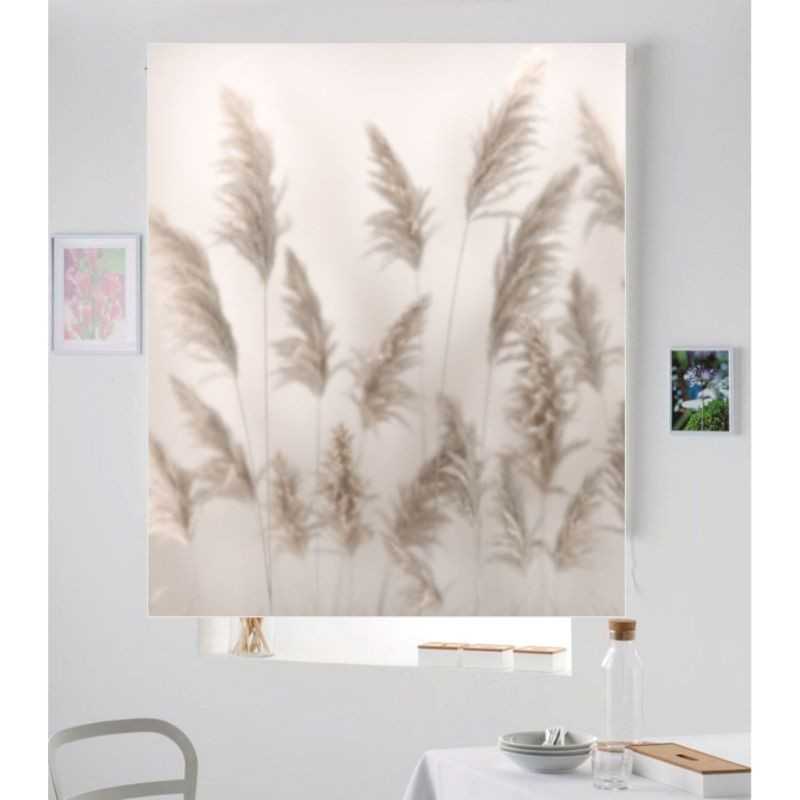 Estores Decorativos Flores Pampas 002