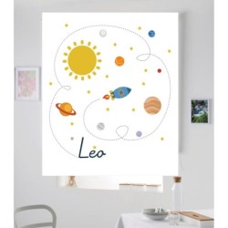  Estores Infantiles Personalizados El Espacio - Estores infantiles niño dibujo cohete- Estores infantiles habitación niño