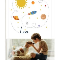  Estores Infantiles Personalizados El Espacio - Estores infantiles niño dibujo cohete- Estores infantiles habitación niño