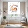 Estores infantiles Niño personalizados con nombre- Estores infantiles animales Leon- Estores infantiles cuarto bebe