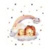  Estores infantiles Niño personalizados con nombre- Estores infantiles animales Leon- Estores infantiles cuarto bebe