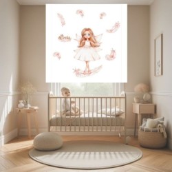  Estores Infantiles Personalizados Hada 301- Estores Infantiles Niña Dibujo Hada Plumas