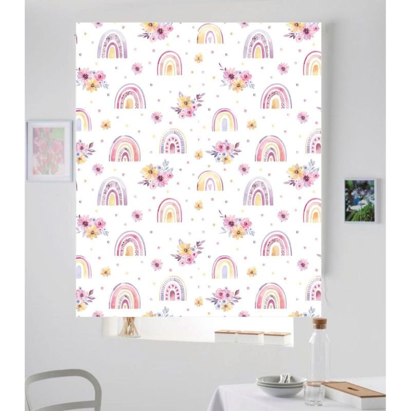 Estores Infantiles Estampado Arcoriris 003 Estores Infantiles Estampado Arcoriris 003