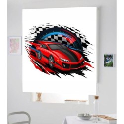 Estores Infantiles Coches Racing 002