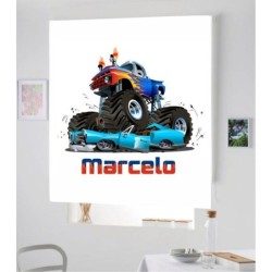 Estores Personalizados Coches Racing 005