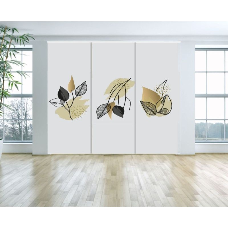 Panel Japones Decorativo Hojas 104 Panel Japones Decorativo Hojas 104