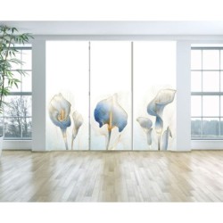 Panel Japones Decorativo Foral 110
