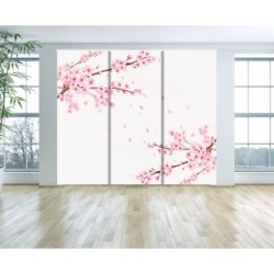 Panel Japones Decorativo Foral 109
