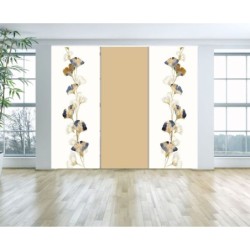 Panel Japones Decorativo Foral 107