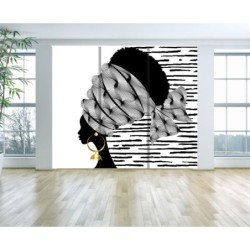 Panel Japones Decorativo Africana 001