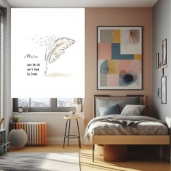 Estores con Frases Personalizados Vuela tan Alto..- Estores Juveniles Personalizados con nombre- Estores con frases motivadoras