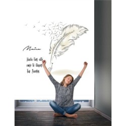  Estores con Frases Personalizados Vuela tan Alto..- Estores Juveniles Personalizados con nombre- Estores con frases motivadoras