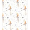  Estores infantiles niño. Estor estampado Infantil Nubes y Luna . Estor cuarto bebe. Estor niños habitación infantil.