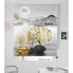 Estores Decorativos Baño 3D-001