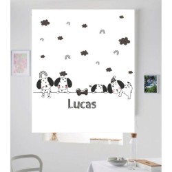 Estores Infantiles Personalizados Perritos 001