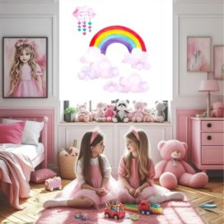  Estor infantil niña Arcoiris 201. Estor enrollable infantil .Estor niña habitación infantil