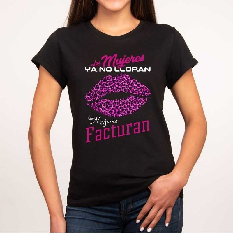 Camiseta Mujer Las Mujeres facturan 008 Camiseta Mujer Las Mujeres facturan 008