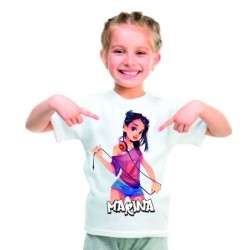 Camiseta Infantil Presonalizada Music 015