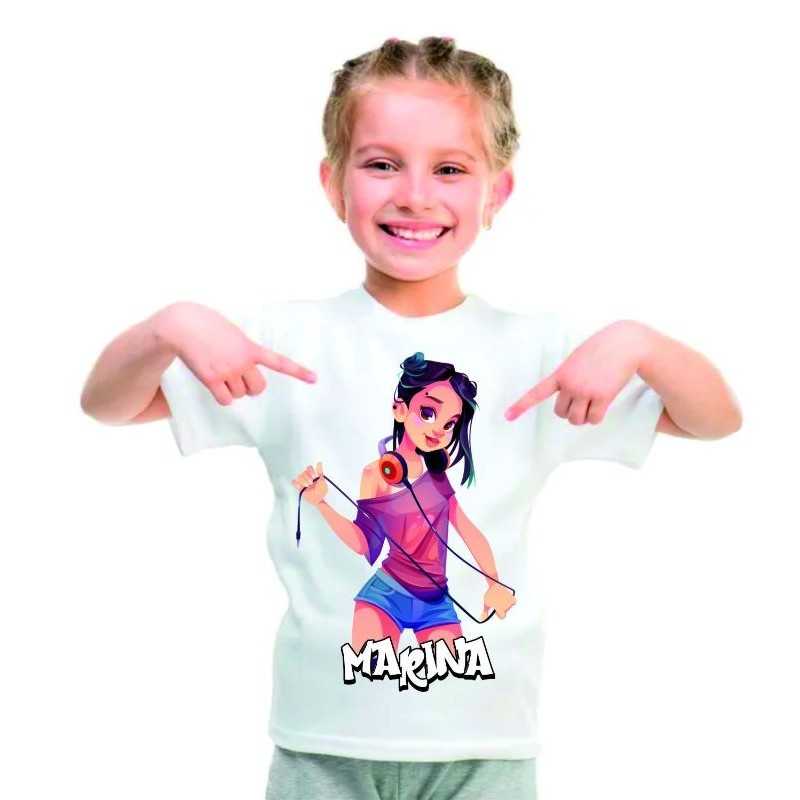 Camiseta Infantil Presonalizada Music 015 Camiseta Infantil Presonalizada Music 015