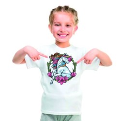 Camiseta Infantil Presonalizada Unicornio 014