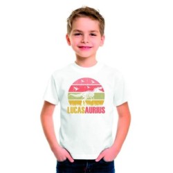 Camiseta Infantil Presonalizada Dinosaurios 013