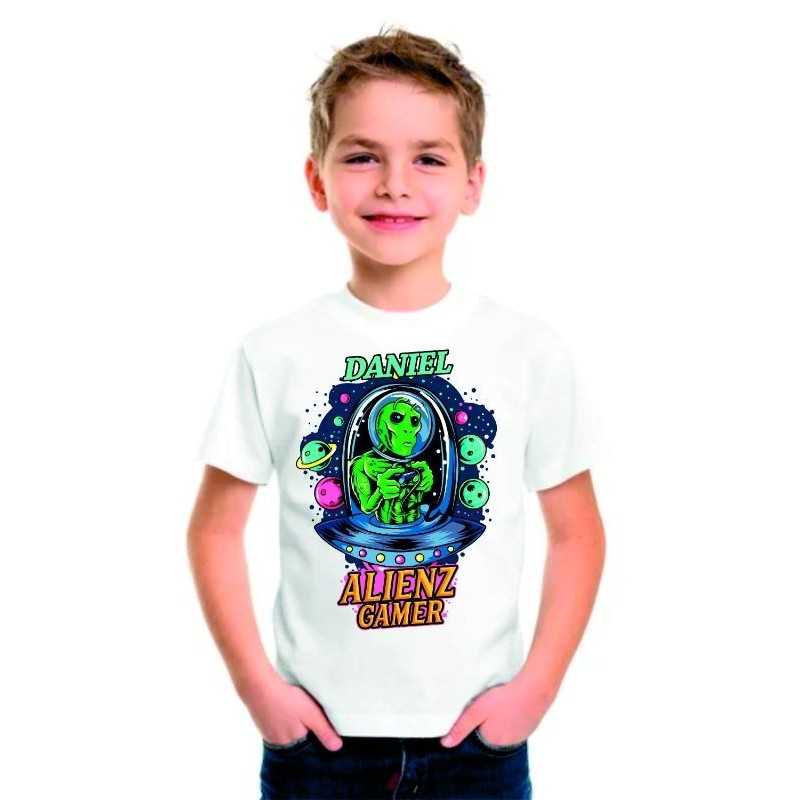 Camiseta Infantil Presonalizada Gamer 011 Camiseta Infantil Presonalizada Gamer 011