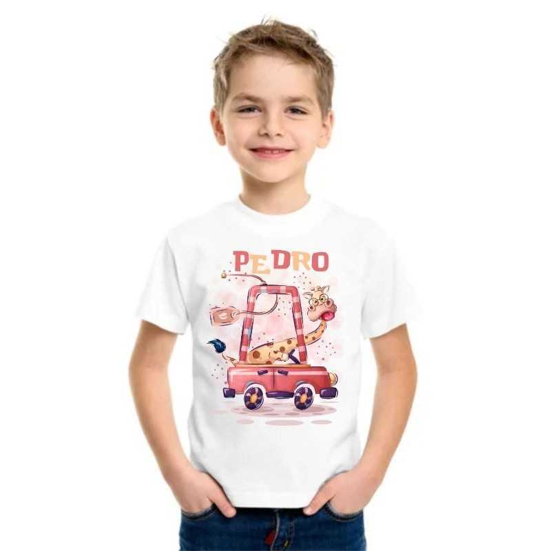 Camiseta Infantil Presonalizada Coche 008 Camiseta Infantil Presonalizada Coche 008