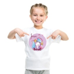 Camiseta Infantil Presonalizada Unicornio 005