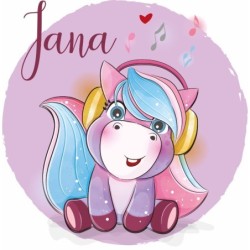  Camiseta Infantil Presonalizada Unicornio 005