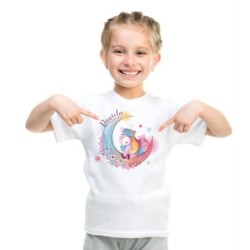 Camiseta Infantil Presonalizada Unicornio 002