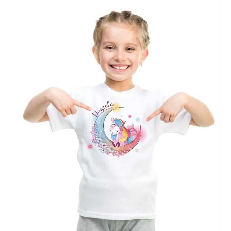 Camiseta Infantil Presonalizada Unicornio 002 Camiseta Infantil Presonalizada Unicornio 002