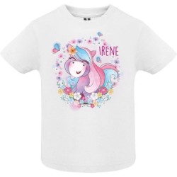  Camiseta Infantil Presonalizada Unicornio 001