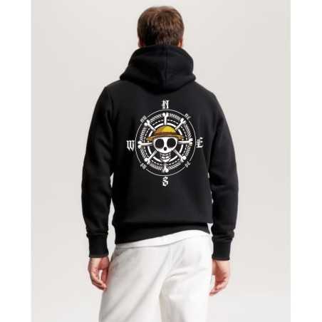 Sudaderas con Capucha NIños One Piece 03. Sudadera One Piece con impresion delantera y trasera