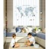  Estores Infantiles Niño Mapa Mundi . Estor infantil habitación niño. Estor infantil estampado Rayas