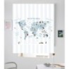  Estores Infantiles Niño Mapa Mundi . Estor infantil habitación niño. Estor infantil estampado Rayas