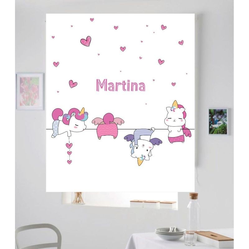 Estores Infantiles Personalizados Unicornio 052