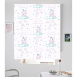 Estores Infantiles Estampado Unicornio 030