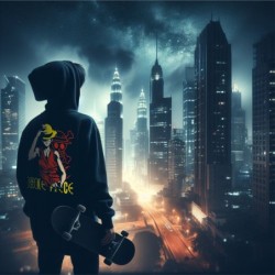  Sudaderas con Capucha NIños One Piece Monkey Luffy. Sudadera One Piece con impresion delantera y trasera
