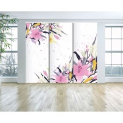  Panel Japones Decorativo Floral 038