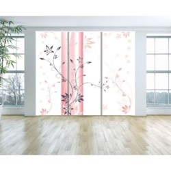  Panel Japones Decorativo Floral 037