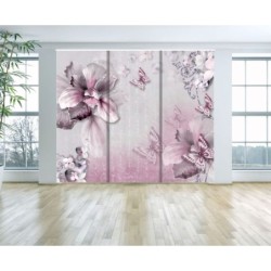 Panel Japones Decorativo Floral 028
