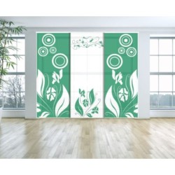  Panel Japones Decorativo Floral 023