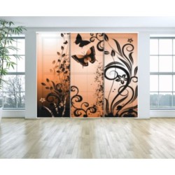 Panel Japones Decorativo Floral 022