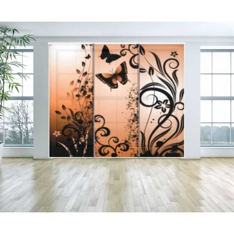 Panel Japones Decorativo Floral 022 Panel Japones Decorativo Floral 022