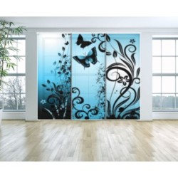  Panel Japones Decorativo Floral 022