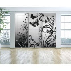  Panel Japones Decorativo Floral 022
