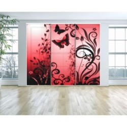  Panel Japones Decorativo Floral 022